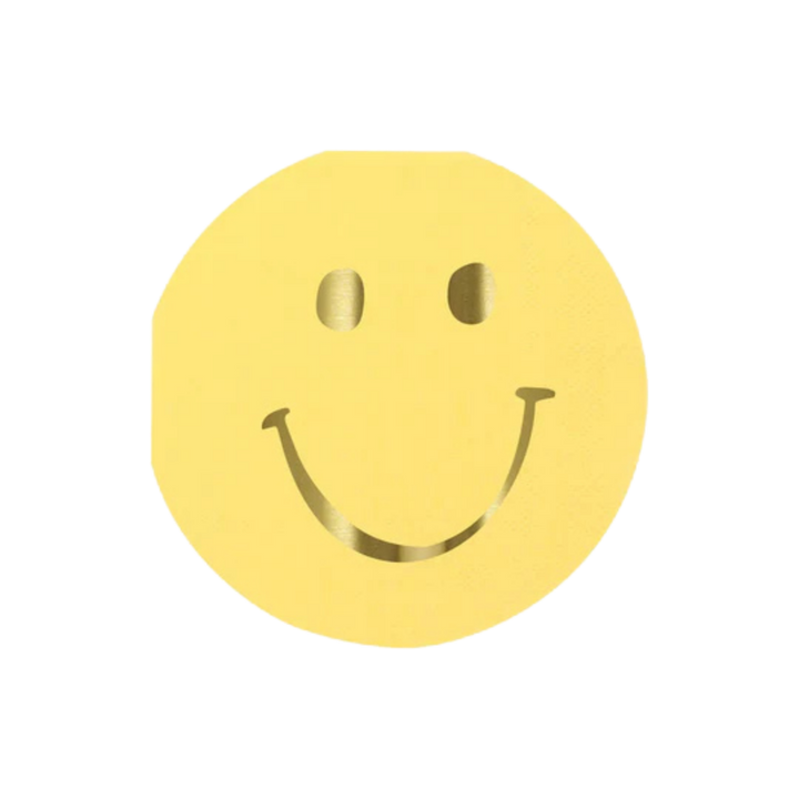 Happy Face Icon Napkins