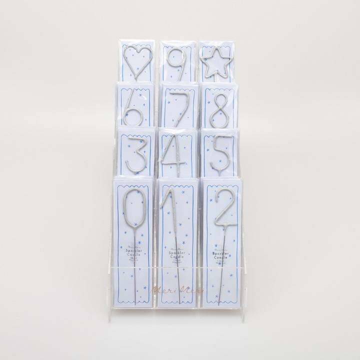 Sparkler Or Number Candle Display
