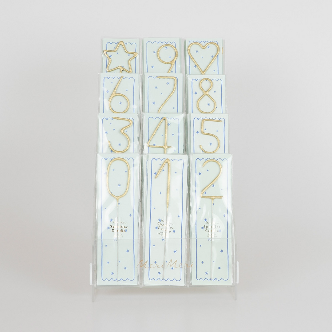 Sparkler Or Number Candle Display