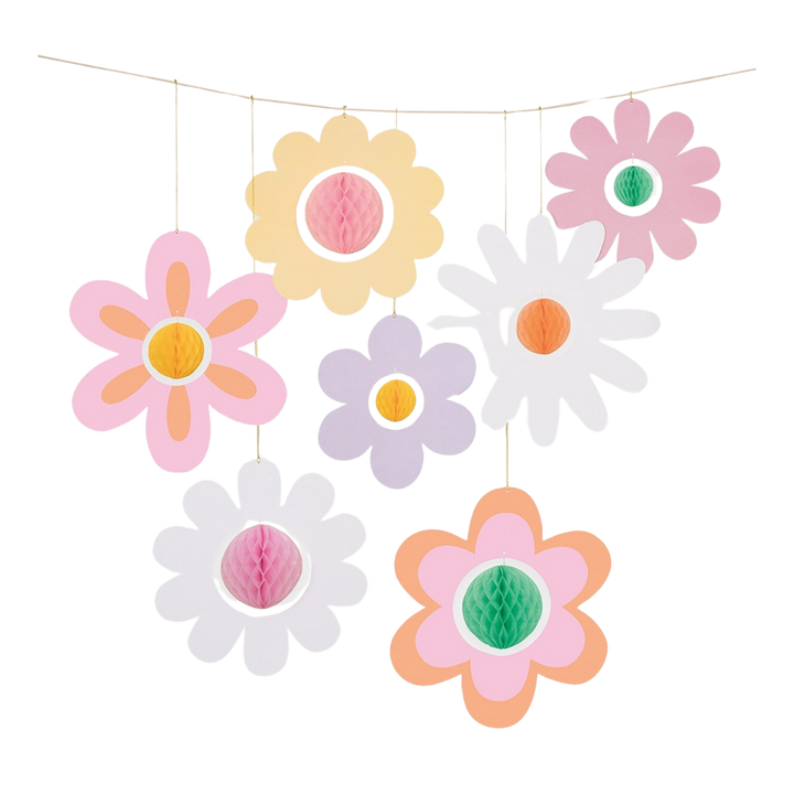 Groovy Flower Hanging Decorations