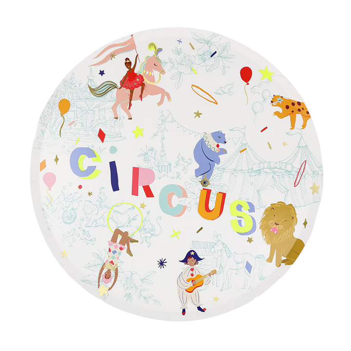Circus Dinner Plates
