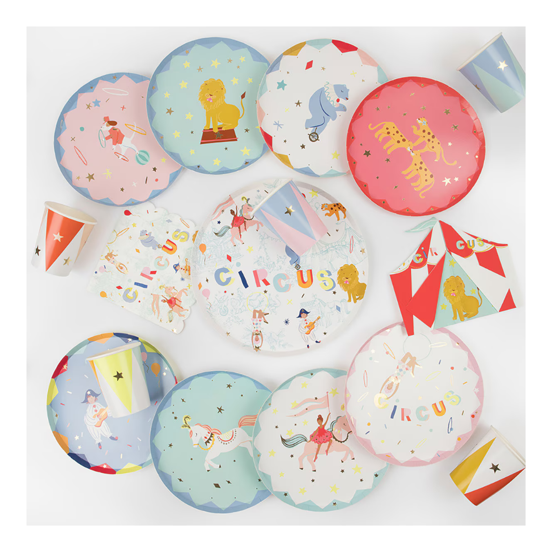 Circus Dinner Plates