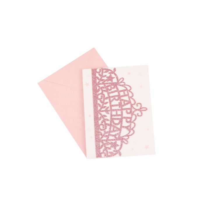 Pink Wearable Tiara Birthday Card
