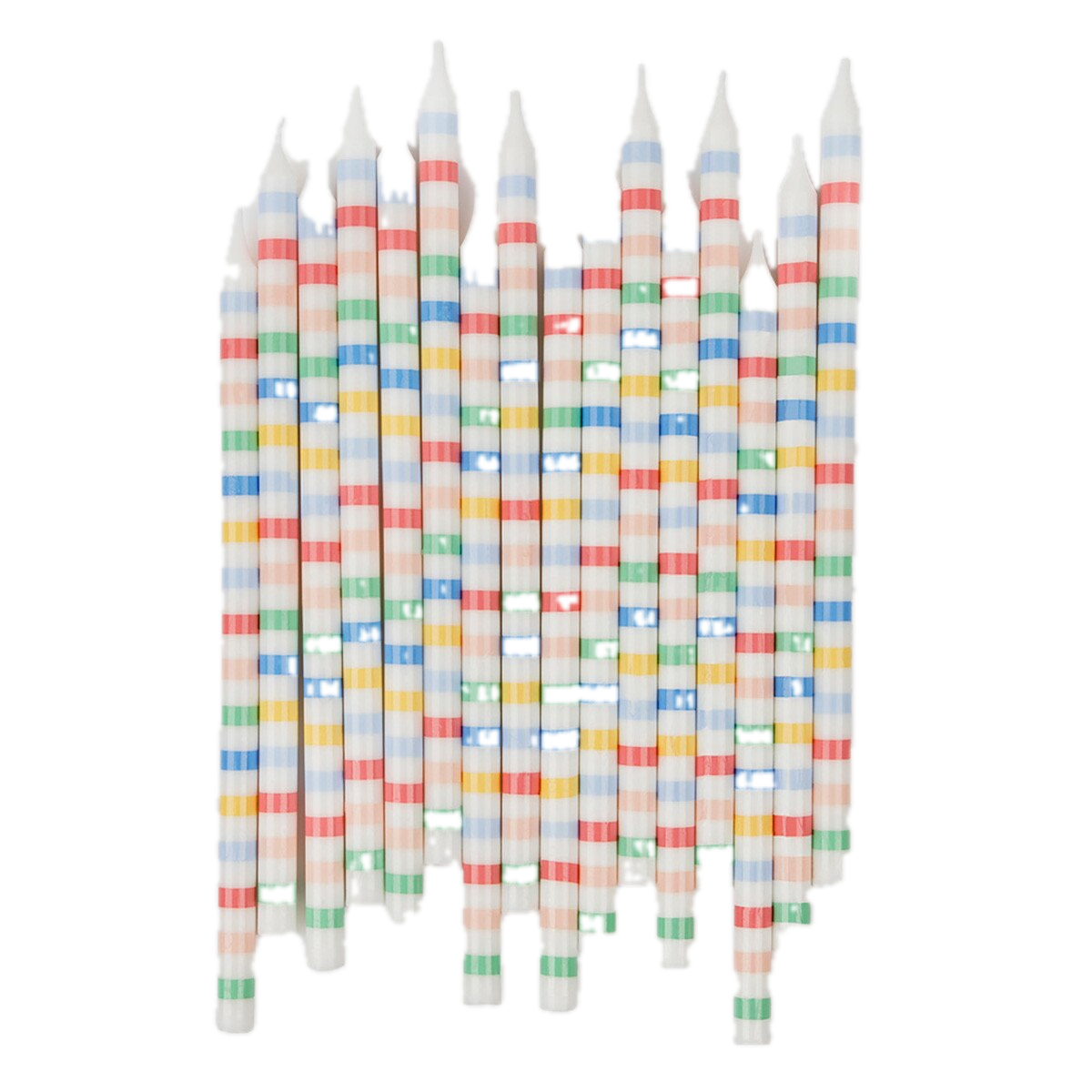 Multi Stripe Candles