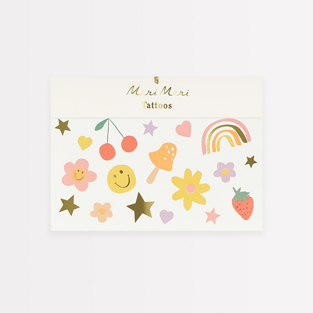 Happy Icons Temporary Tattoos