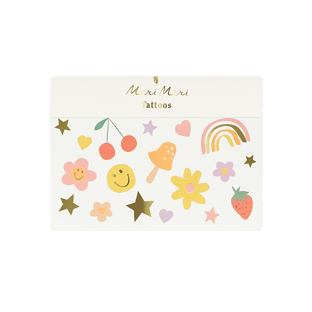 Happy Icons Temporary Tattoos