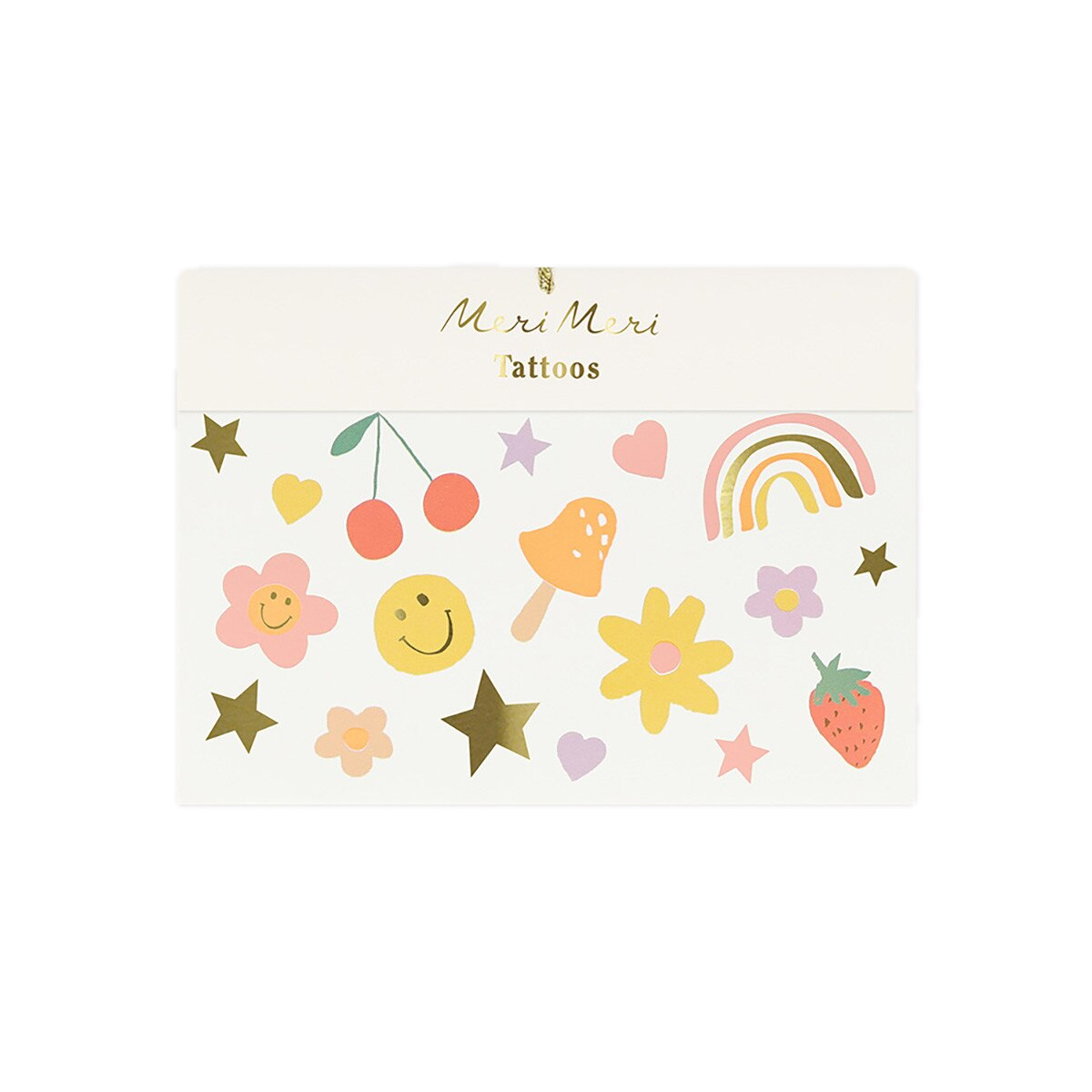 Happy Icons Temporary Tattoos