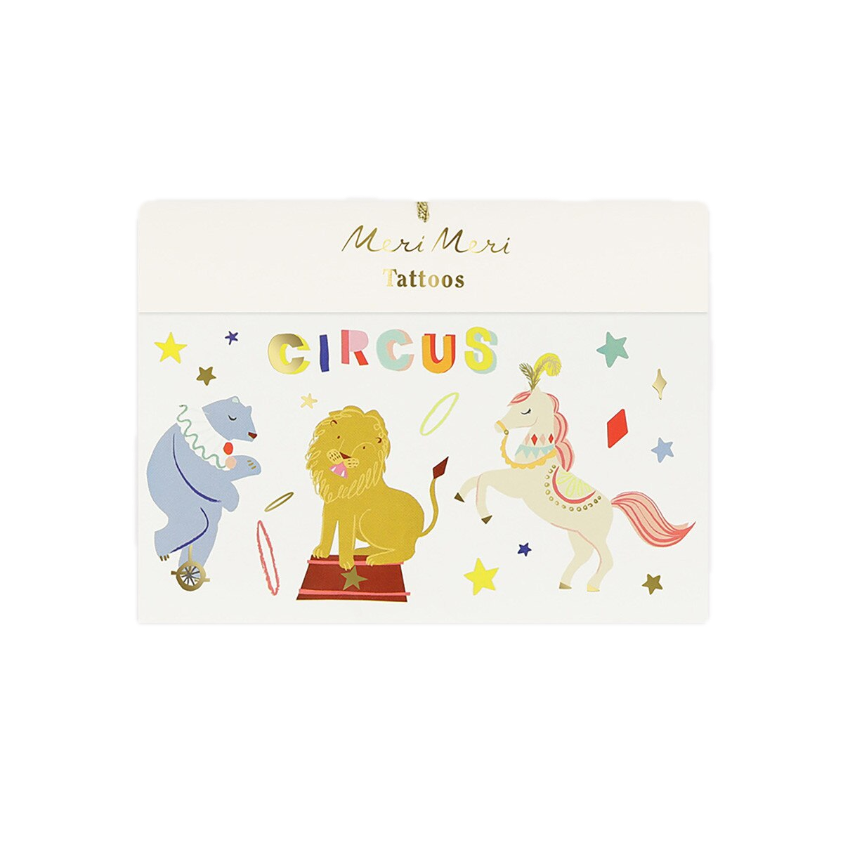 Circus Temporary Tattoos