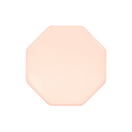 Blush pink octagon plate simple pastel decor from Parte Haus party supply store in Bethesda Maryland