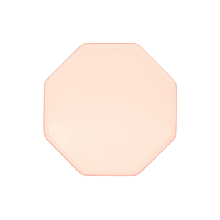 Pink Ballet Slipper Dessert Octagonal Plates