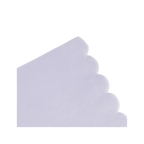 White napkin with scalloped edge for birthday from Parte Haus party supply store in Bethesda MD