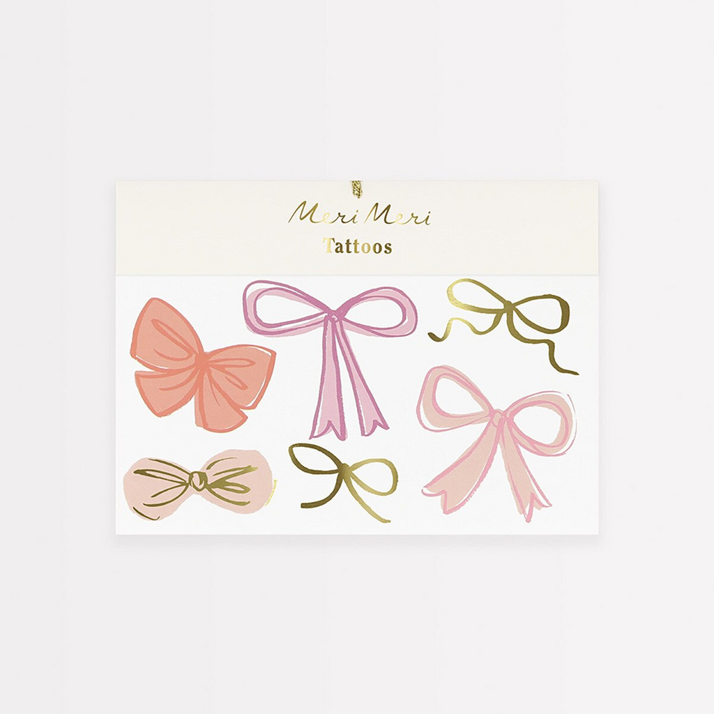 Bow Temporary Tattoos