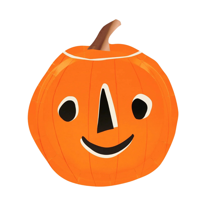 Orange, Black and White It's Halloween! Small Appetizer Dessert Plates