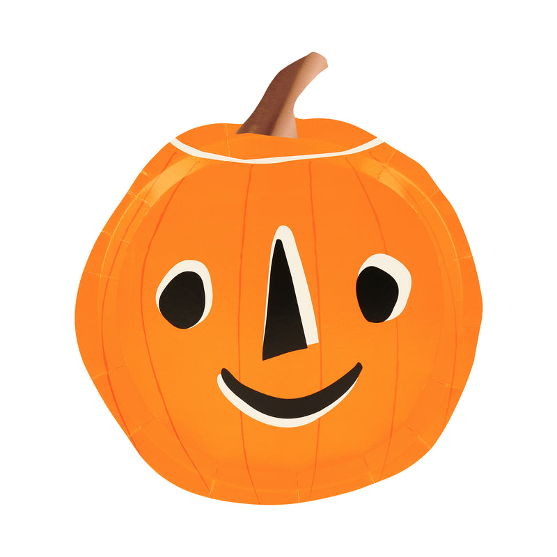 Orange, Black and White It's Halloween! Small Appetizer Dessert Plates