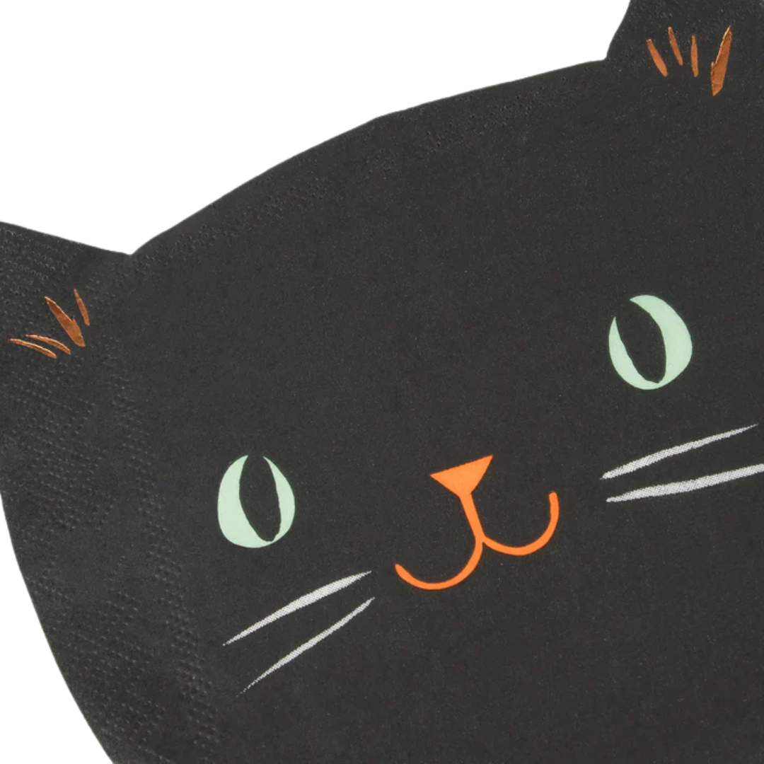 Orange, Black and White It's Halloween! Dinner Napkins
