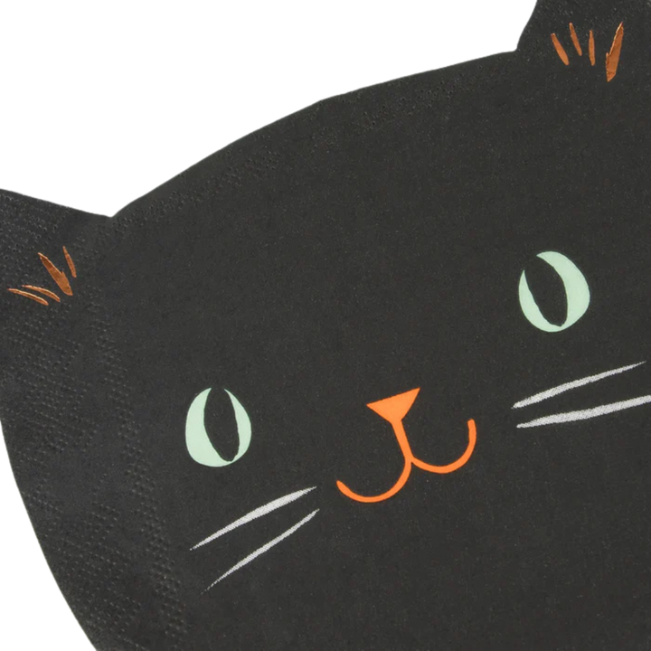 Orange, Black and White It's Halloween! Dinner Napkins