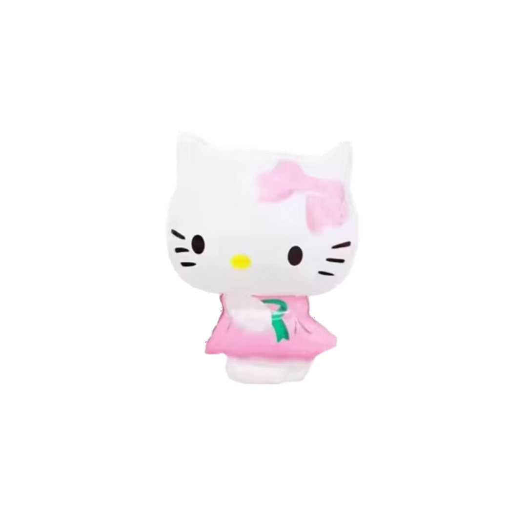 Pink Hello Kitty foil balloon with bow cartoon theme from Parte Haus party supply store in Bethesda MD