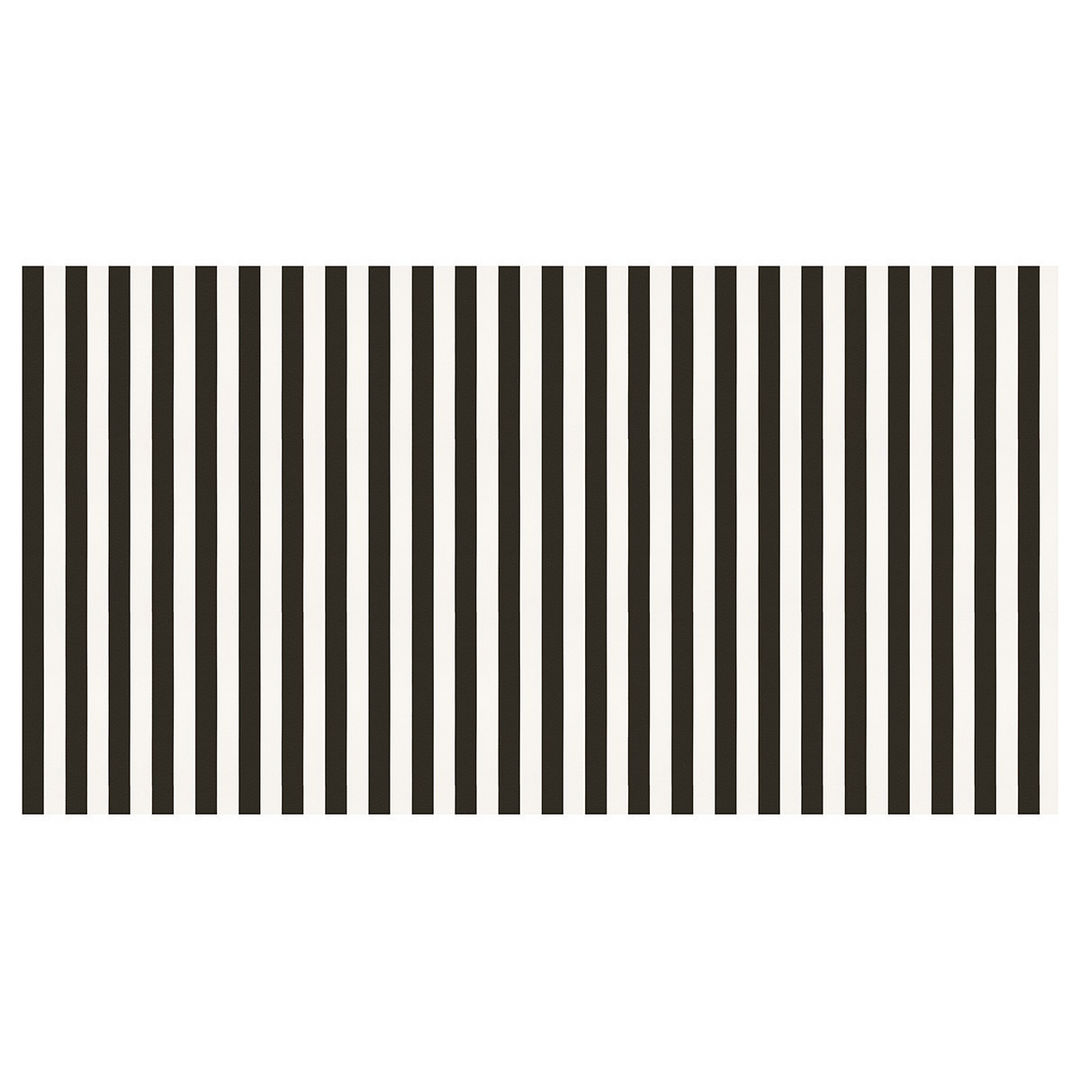 Black Striped Tablecloth