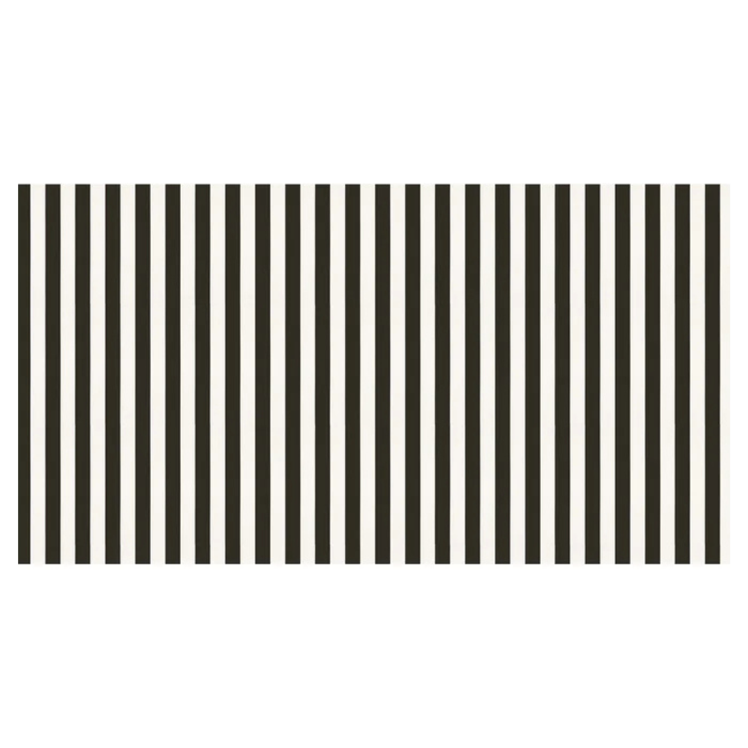 Black Striped Tablecloth