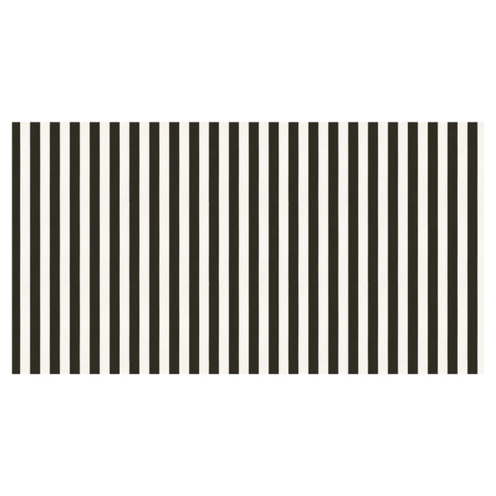 Black Striped Tablecloth