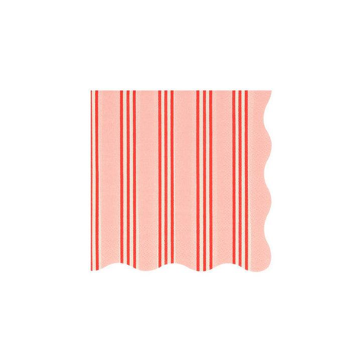 Assorted Festive Stripe Cocktail Napkins