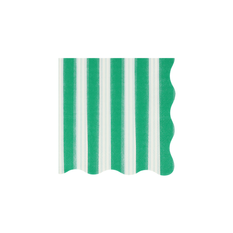 Assorted Festive Stripe Cocktail Napkins