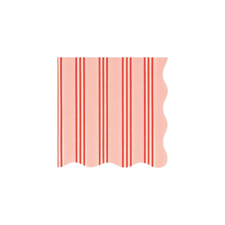 Assorted Festive Stripe Cocktail Napkins