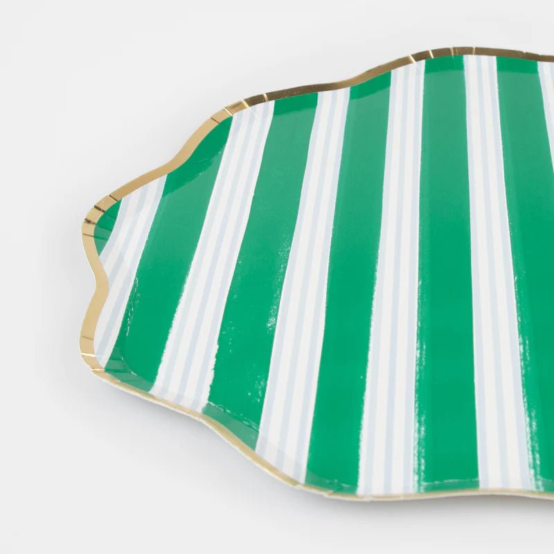 Festive Stripe Plates - 2 Sizes