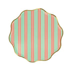Festive Stripe Plates - 2 Sizes