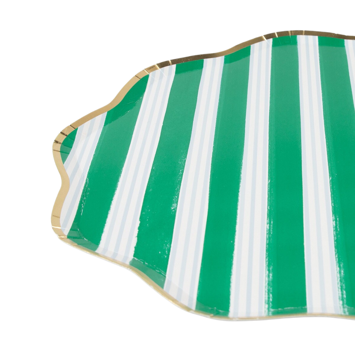 Assorted Festive Stripe Side Plates
