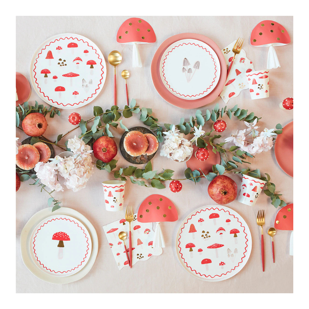 Merry Mushrooms Dinner Plates