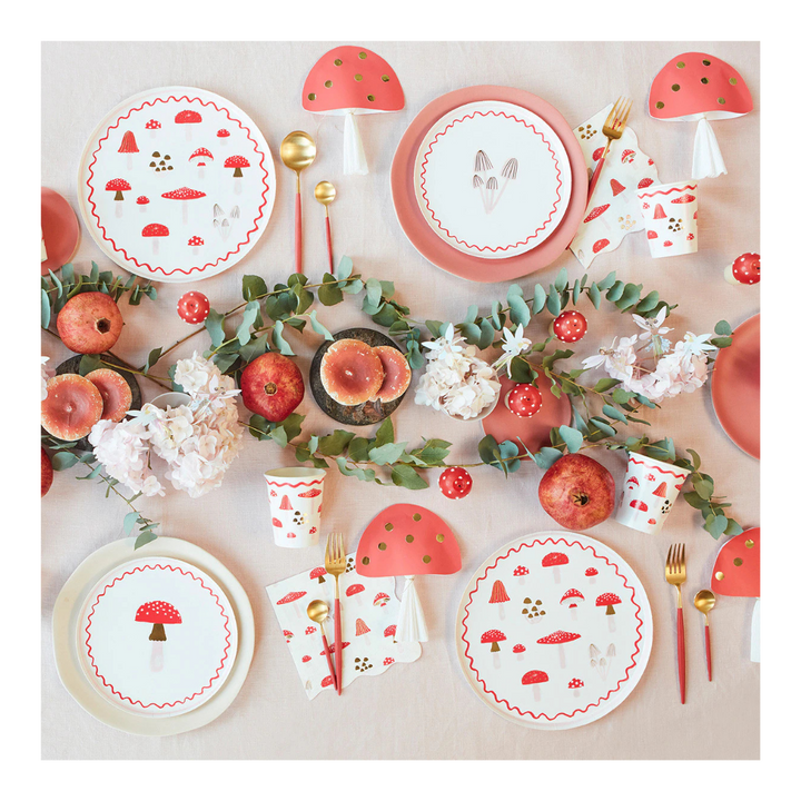 Merry Mushrooms Dinner Plates