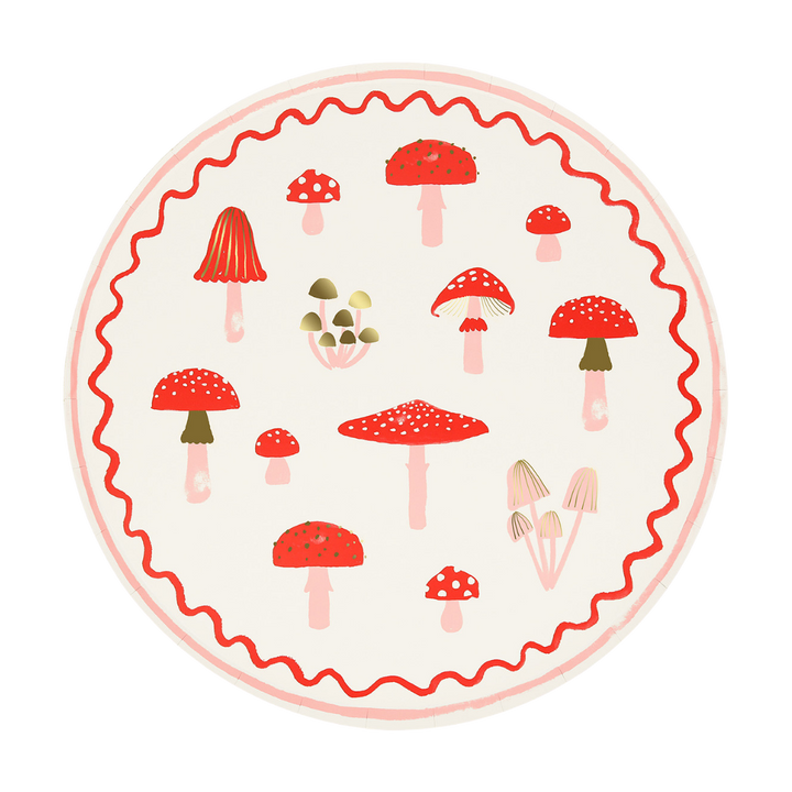 Merry Mushrooms Dinner Plates