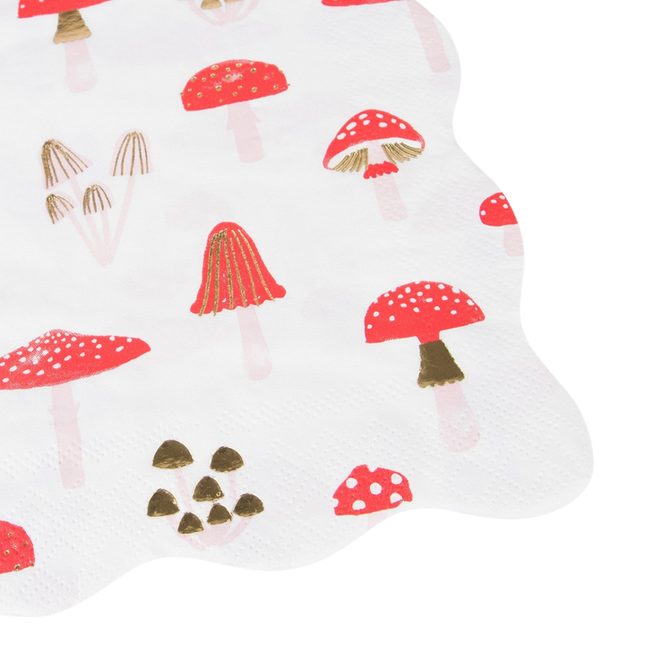 Merry Mushrooms Large Napkins
