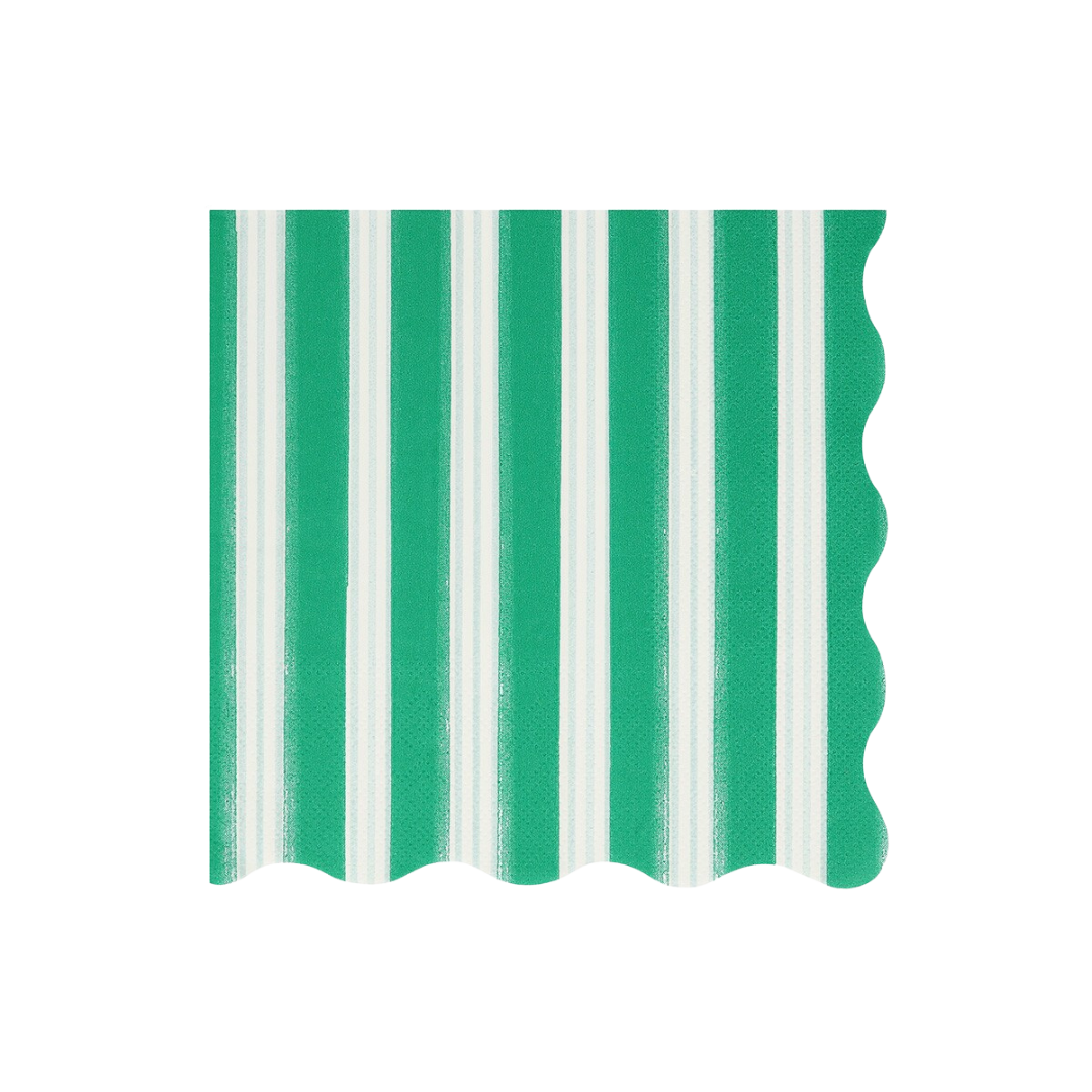 Assorted Festive Stripe Dinner Napkins