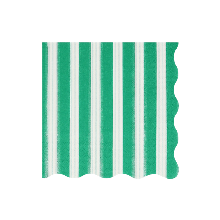 Assorted Festive Stripe Dinner Napkins