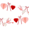 Pink and Red Lovebird Garland