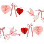 Pink and Red Lovebird Garland