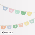 Pastel Happy Easter Fabric Garland