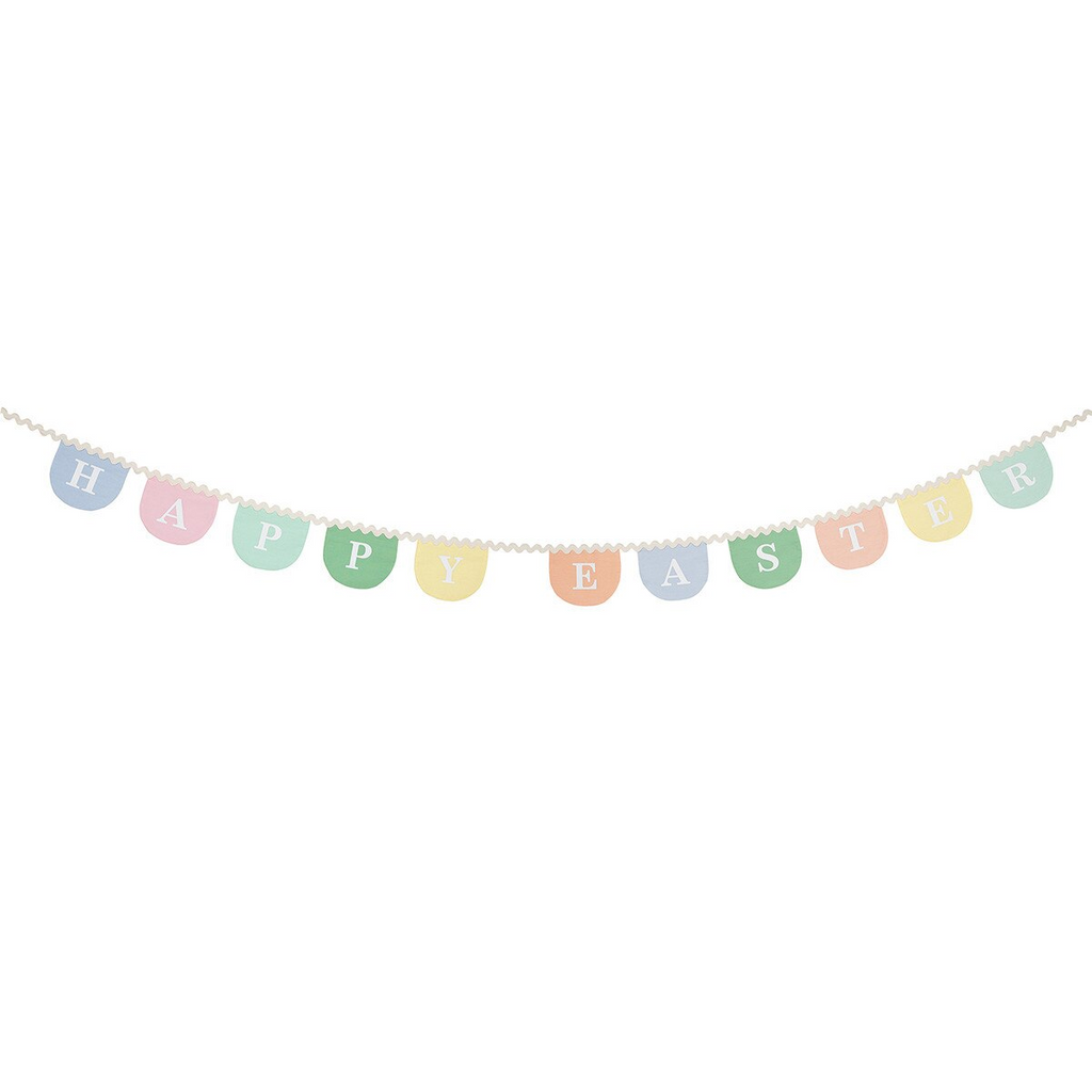 Pastel Happy Easter Fabric Garland
