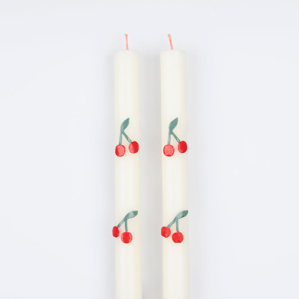 Cherry Table Candles