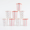 Pink and White Vintage Rose Cup