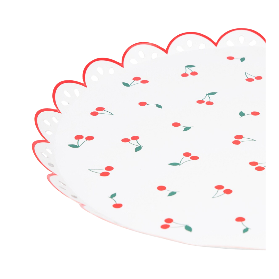 Cherry Pattern Dinner Plates