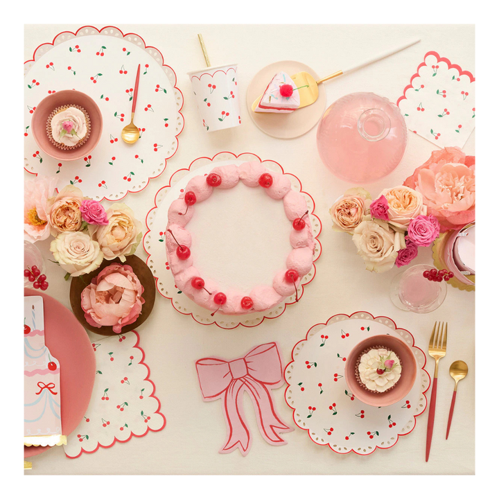 Cherry Pattern Dinner Plates