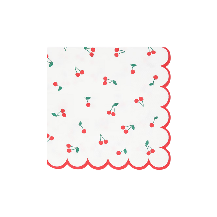 Cherry Pattern Large Napkins