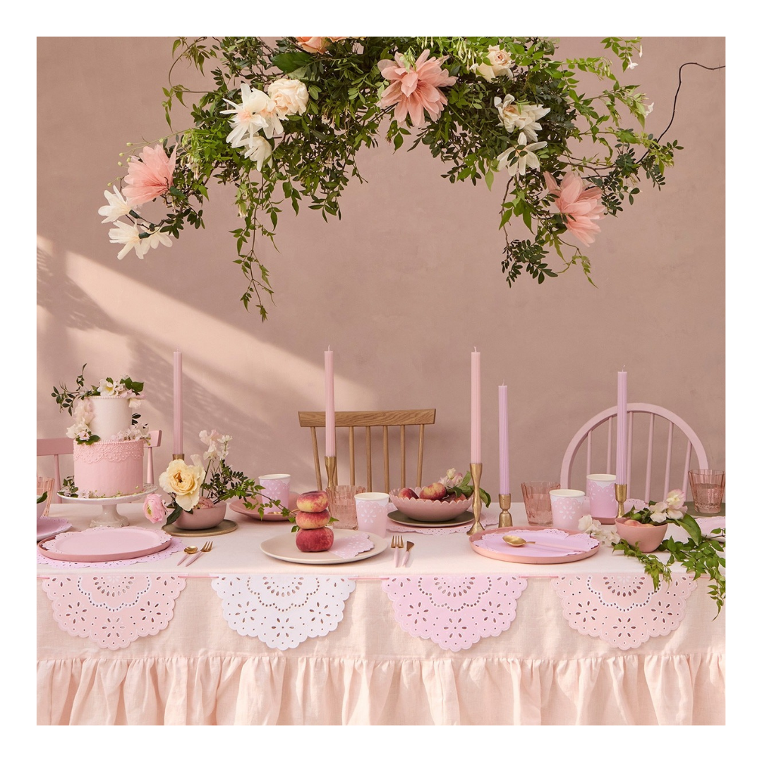 Broderie Anglaise Lace Multi Pennant Garland