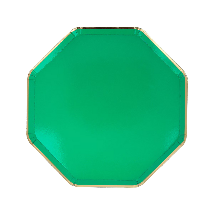 Green Fir Tree Side Plates