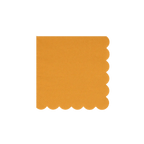 Mustard yellow napkin with scalloped edge modern decor from Parte Haus party supply store in Bethesda MD