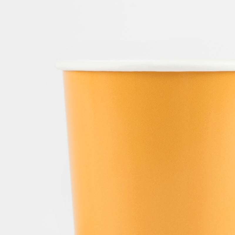 gold paper cup classic drinkware for birthday from Parte Haus party supply store in Bethesda Maryland