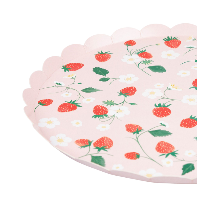 Strawberry Pattern Dinner Plates